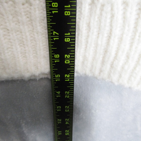 Madewell Womens XXS Cable Knit Sleeveless Sweater Vest Pullover Cream - Picture 8 of 11